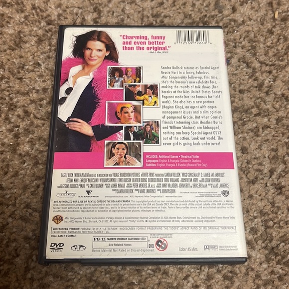 Miss congeniality 2 armed and fabulous DVD, Sandra Bullock - Picture 2 of 4